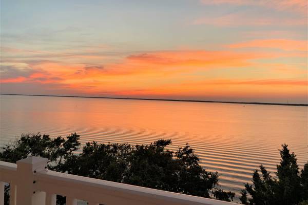 View of the sound in Emerald Isle, NC