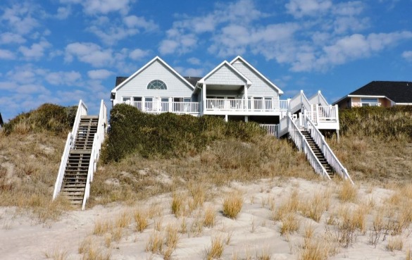 Oceanfront pet-friendly Emerald Isle Vacation Rental: Ocean Con La Vista | Sun-Surf Realty