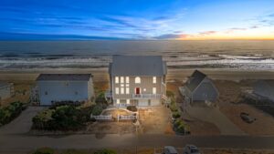 A waterfront rental in Emerald Isle where you can watch the tides roll in.