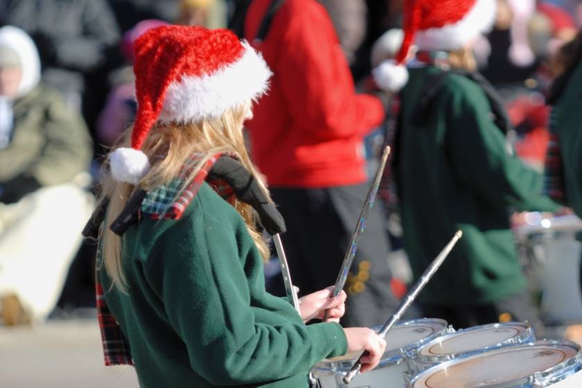 emerald isle christmas parade band